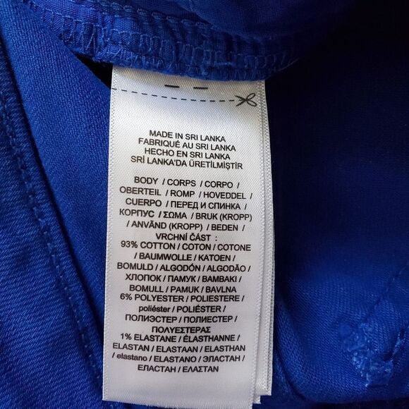 NEW! Ralph Lauren Mid-Rise Denim Bermuda Shorts - size 0 in Cobalt Blue - Picture 9 of 10